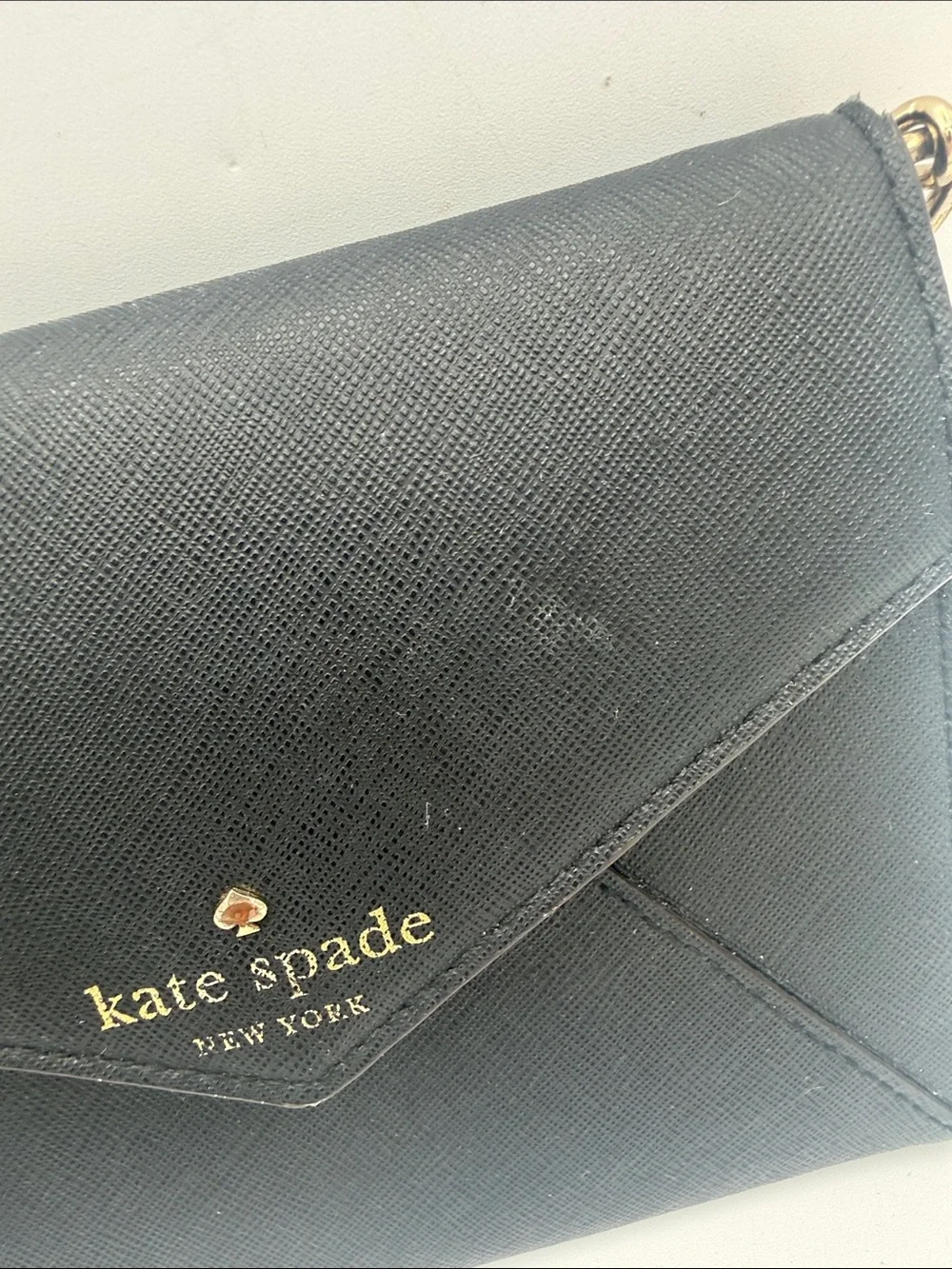 Kate Spade Cedar Street Monday Envelope Crossbody Bag saffiano leather READ